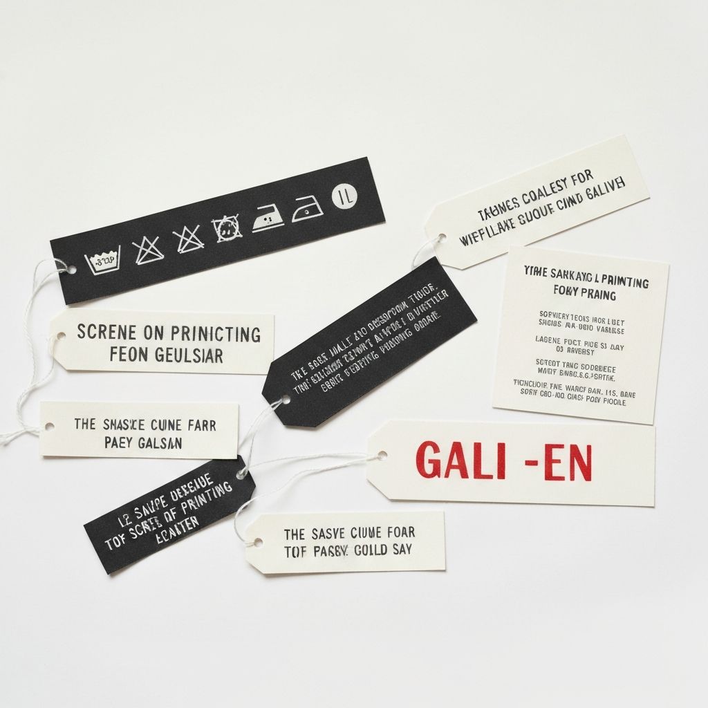 Screen Printed Labels